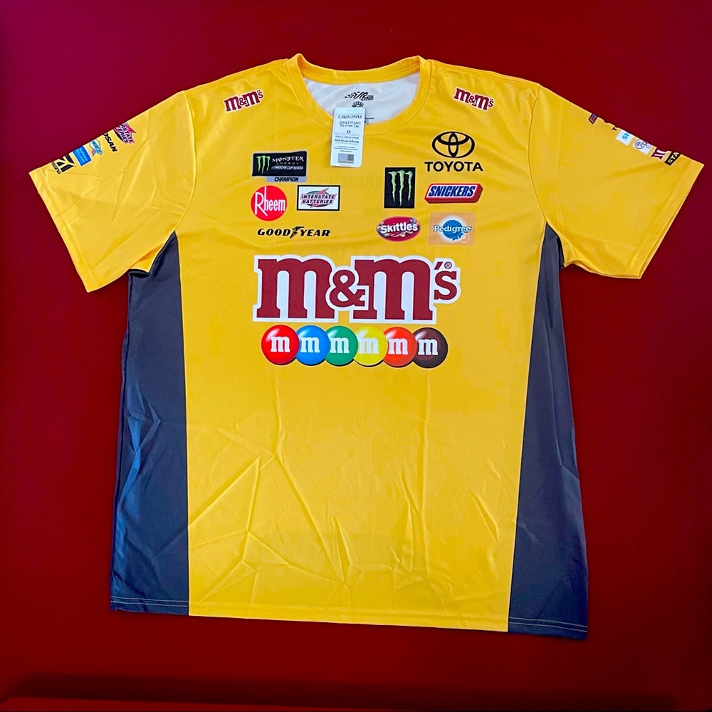 Kyle Busch Monster Energy NASCAR Cup Series Pit Crew Shirt by Joe Gibbs Racing